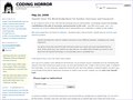 Coding Horror